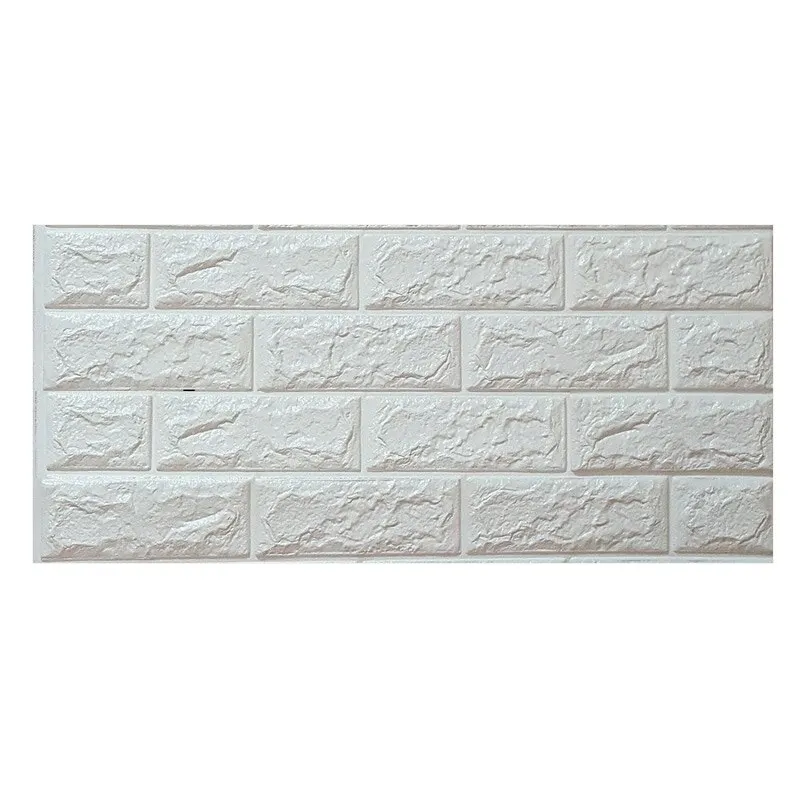 Matte white 70x31cm 1 шт водостойкие настенные наклейки 3D для детской комнаты домашний Декор Гостиная для ТВ фоновое покрытие стен DIY самоклеющиеся - Цвет: Matte white 70x31cm