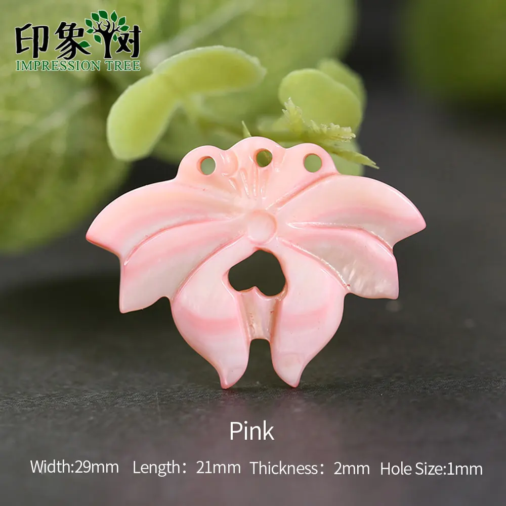 Pink 5pcs 5 шт. 29x21 мм цвет натуральный корпус Подвески «Золотая рыбка» перламутр ракушка Carven Lotus Shell Подвеска DIY Изготовление ювелирных изделий 19046 - Окраска металла: Pink 5pcs