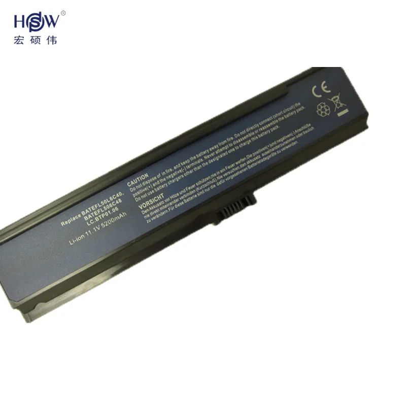 HSW Аккумулятор для ноутбука Acer Aspire 3030 3050 3200 3600 3602 3603 3608 3680 5030 5050 5500 5501 5502 5503 5504 5550 5570