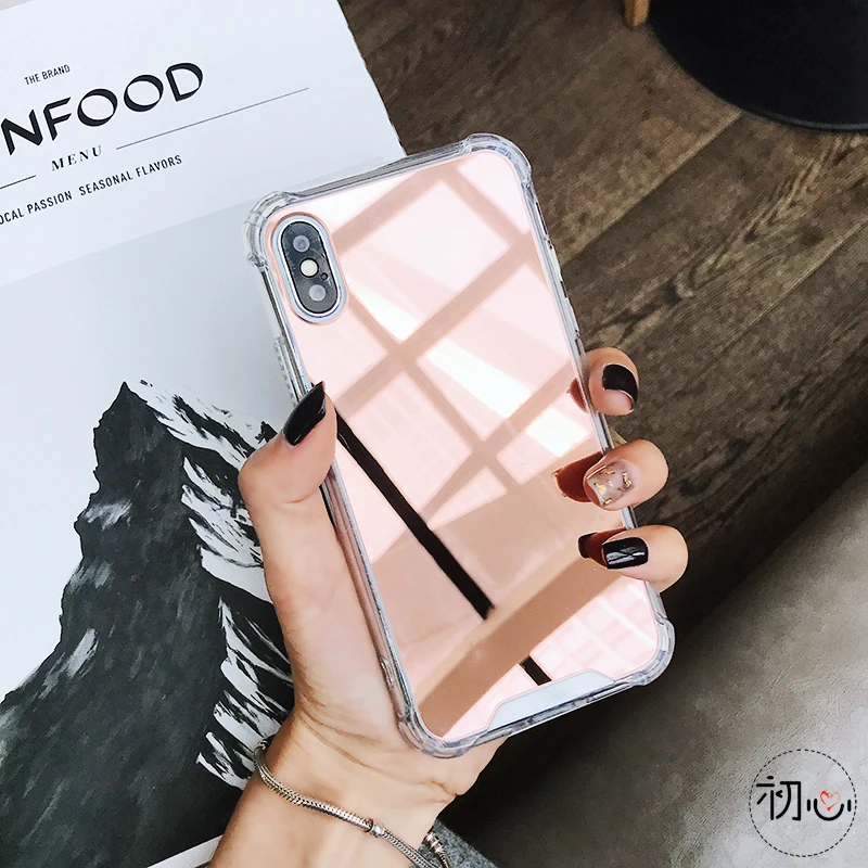 Gasbag зеркальный чехол для iphone XS MAX XR X 7 8 Plus 6s 6 180 градусов противоударные мягкие
