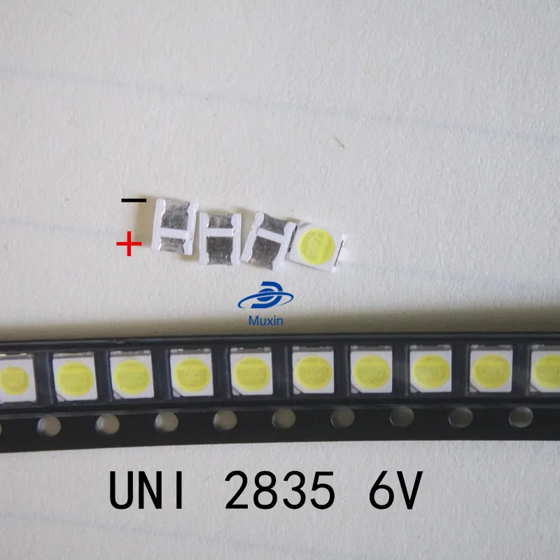 1000 шт./лот оригинальные светодиодные лампы UNI LED 3528 2835 1210 высокой мощности 1 Вт 6 в
