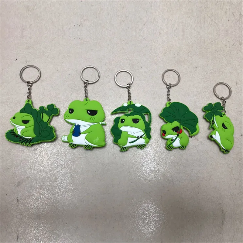 Игровой дорожный брелок лягушка кулон игрушки милый мультяшный ПВХ фигурки