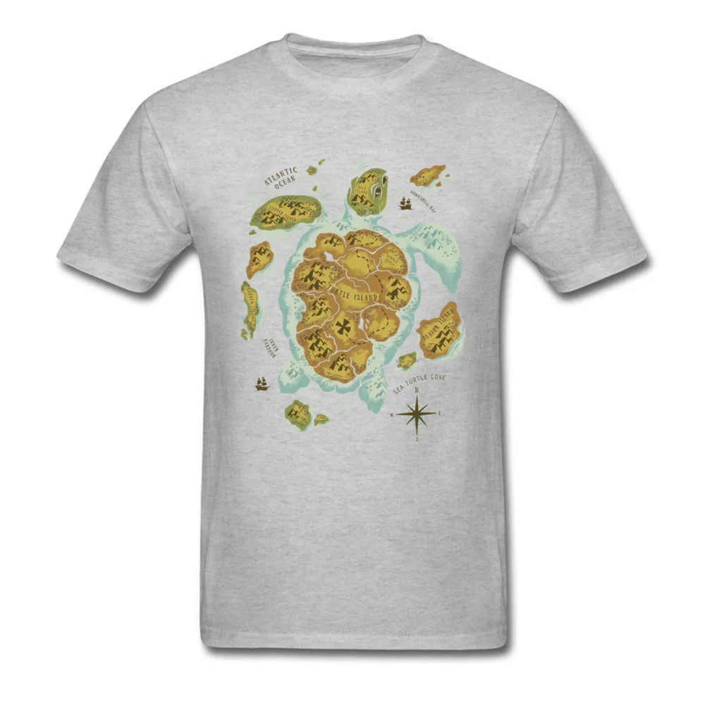 Мужская футболка с изображением черепахи остров креативные дизайнерские топы