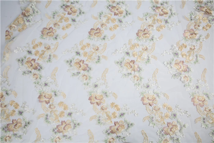 LASUI 1 y/1 Лот Полный Размеры Цветочная вышивка из кружевной ткани DIY ручной работы