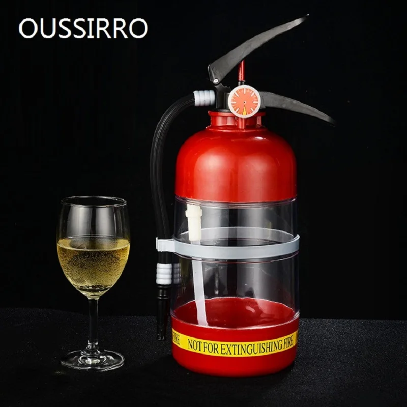 Креативный Огнетушитель диспенсер для напитков Коктейльная помпа сока вина