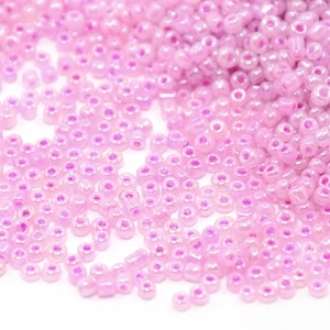 Pink 1 фунт 2/3/4 мм шт цейлонского зернового из серии "сделай сам" бусы 6/0 8/0 12/0 Стекло семян бусины для самостоятельного изготовления ювелирных изделий дизайн металлическое ремесло Материал питания - Цвет: Pink