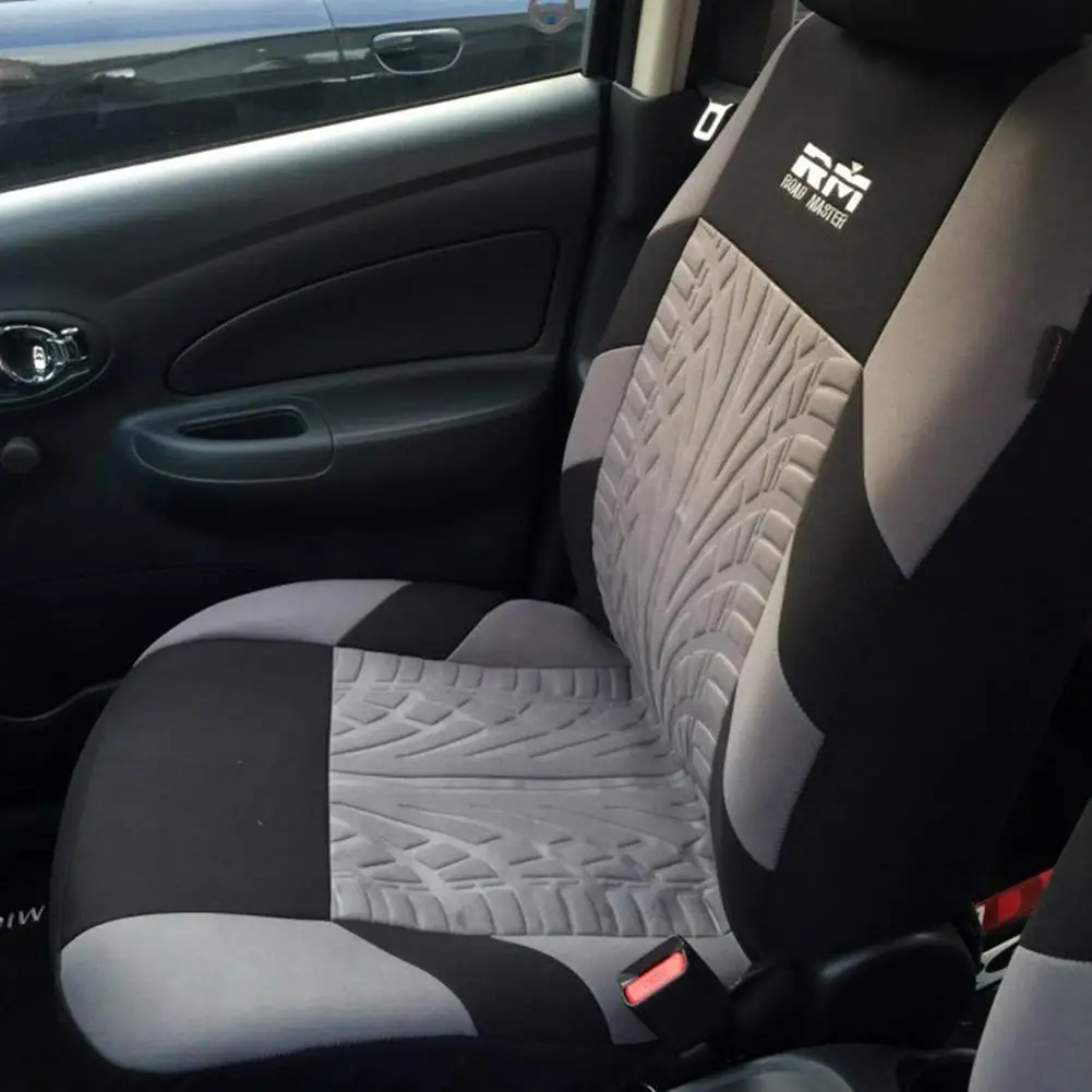 RM Вышитый Чехол для большинства автомобильных дышащих чехлов сидений четыре