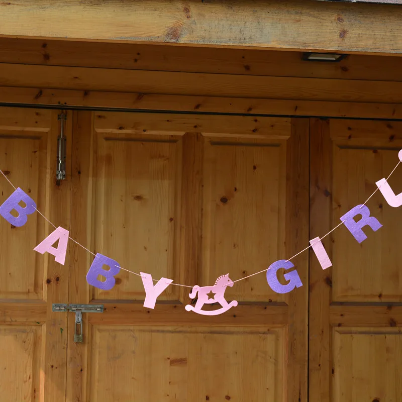 Бумажный баннер для детского душа гирлянды украшение его мальчик и девочка | Дом