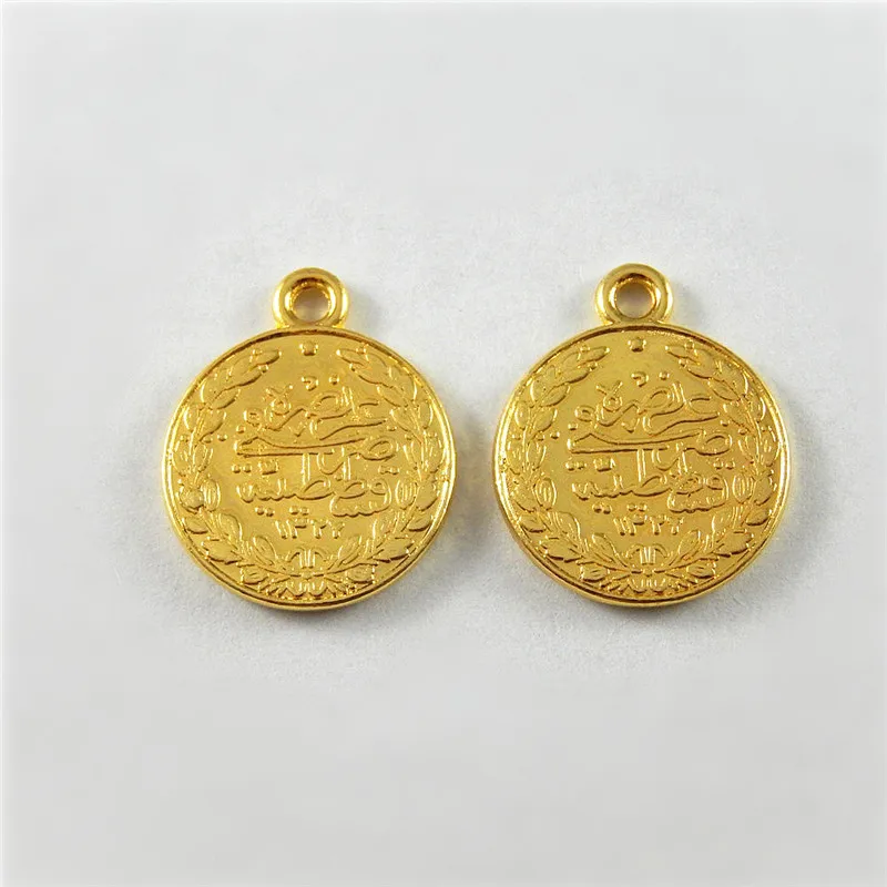 Джули Ван 20 шт. Ретро Золото Шарм Имитация памятные монеты подвеска Подвески для