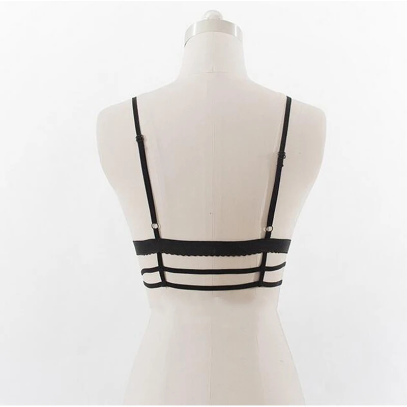 Женская Кружева Вернуться Ремешок Bralette Бюстгальтер Беспроводной Нижнее Белье