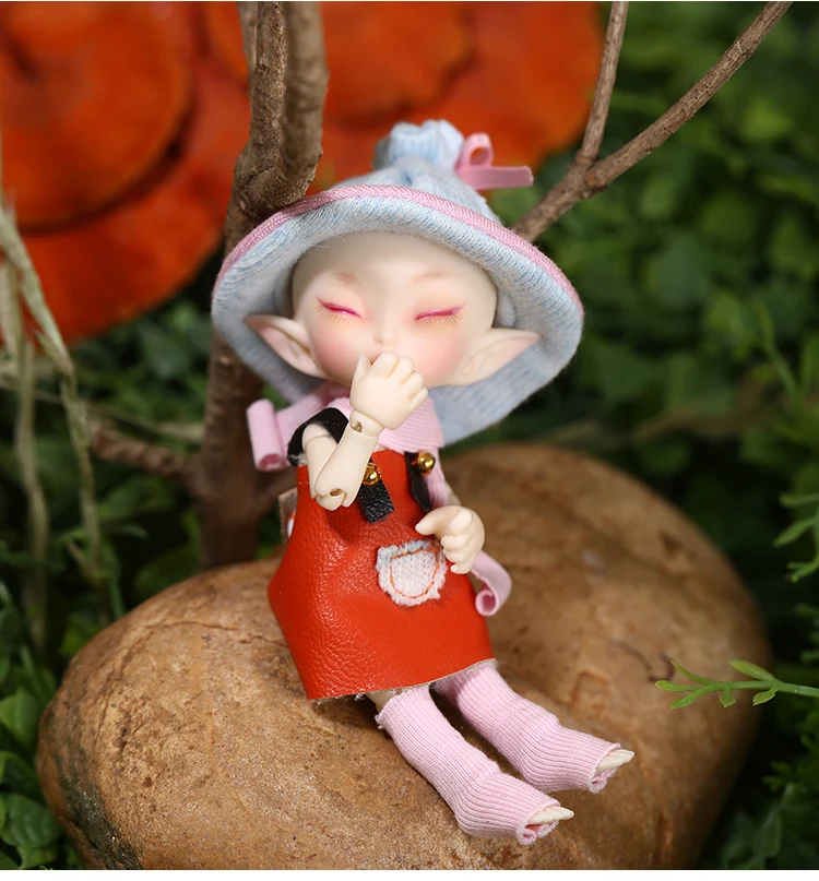 Fairyland FL Realpuki Роро BJD кукла 1/13 розовая улыбка эльфы игрушки подарок на день рождения
