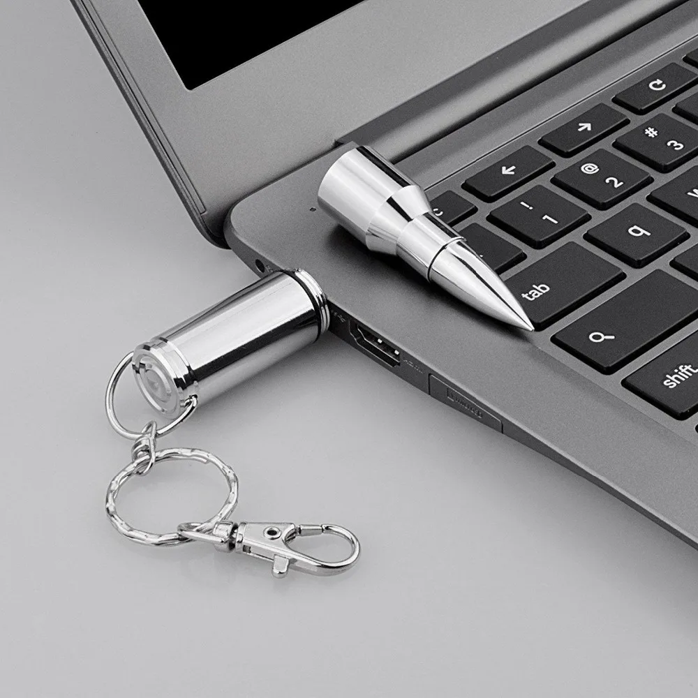 Usb-накопитель высокое качество металла флэш-накопитель 4 GB/8 GB/16 GB/32 GB/64 GB Пуля memory stick персонализированные Подарочная mini USB флэш-накопитель 128 ГБ