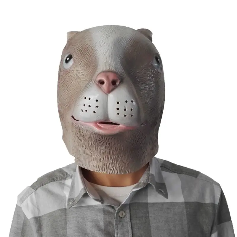 GNHYLL Новый Хэллоуин вечерние Косплэй латексные маски животных Кролик маска