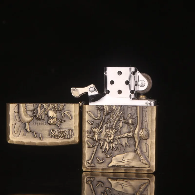 Hero Alliance бронзовая керосиновая Зажигалка для курения аксессуары Металл Ретро