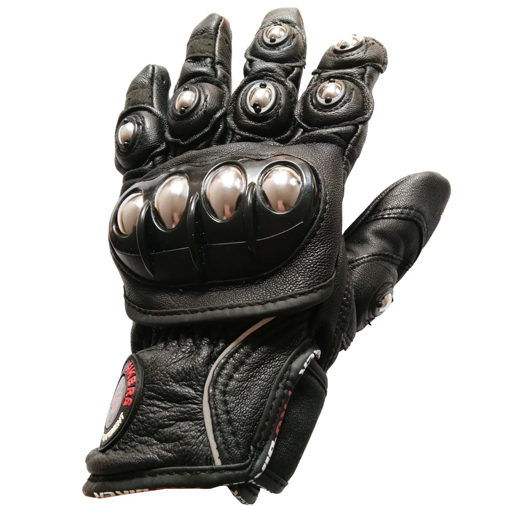Мотоциклетные Перчатки Зимние PRO-BIKER перчатки для мотокросса кожаные перчатки полный палец Коза теплые мужские гонки SWX мото тяжелый локомотив