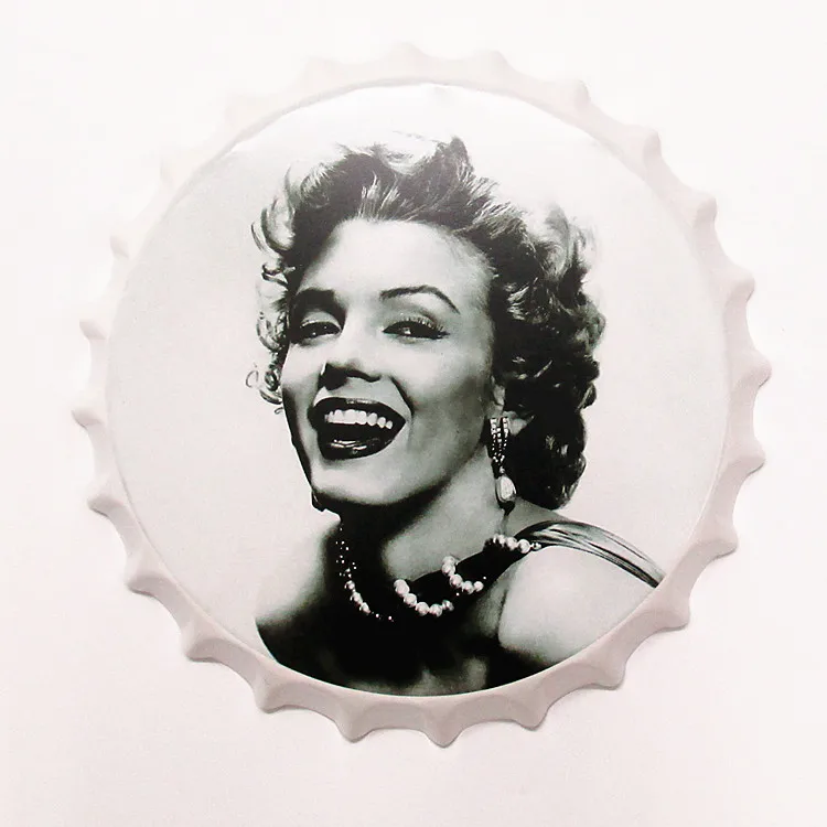 11 35 см Ретро креативная железная крышка для пивной бутылки искусство настенный Декор винтажный бар кофе ресторан магазин Клубная стена домашний декор - Цвет: 11