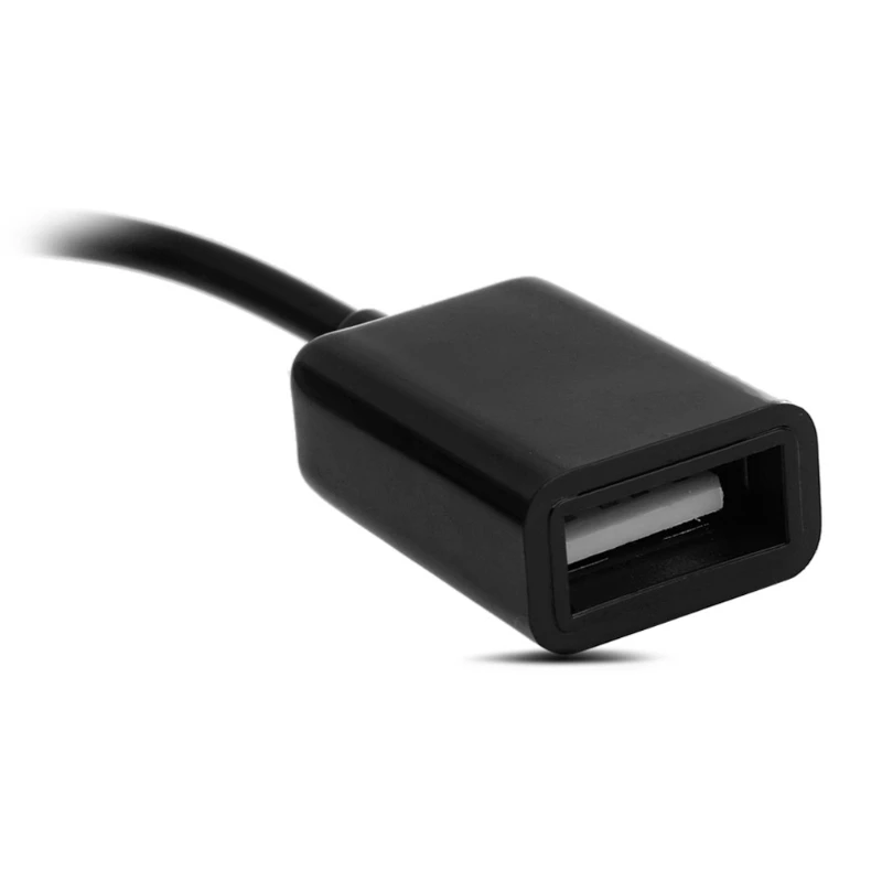 

OOTDTY 3.5mm Male AUX Audio Plug Jack To USB 2.0 Female Converter Cable Cord For Car MP3