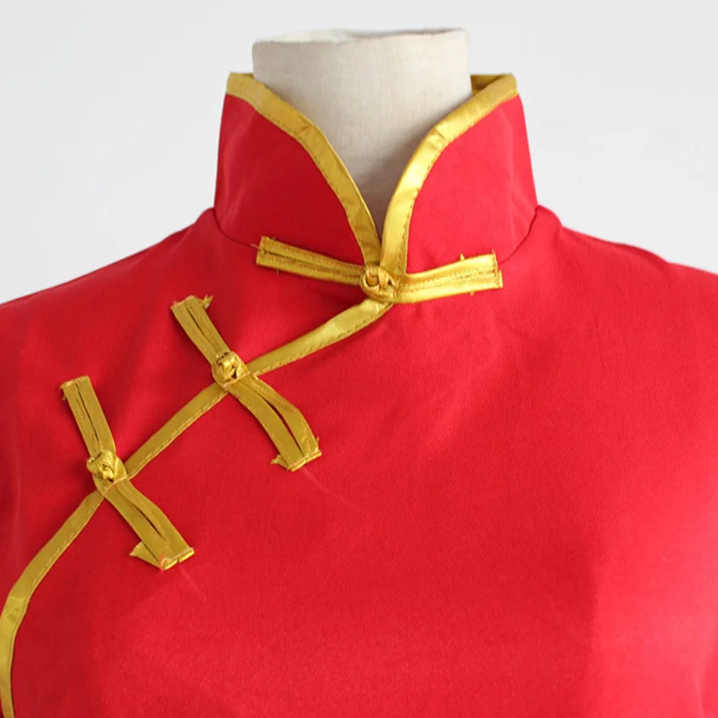 gintama kagura in filme cosplay costumes red cheongsam Japanese anime GINTAMA clothing Masquerade/Mardi Gras/Carnival |