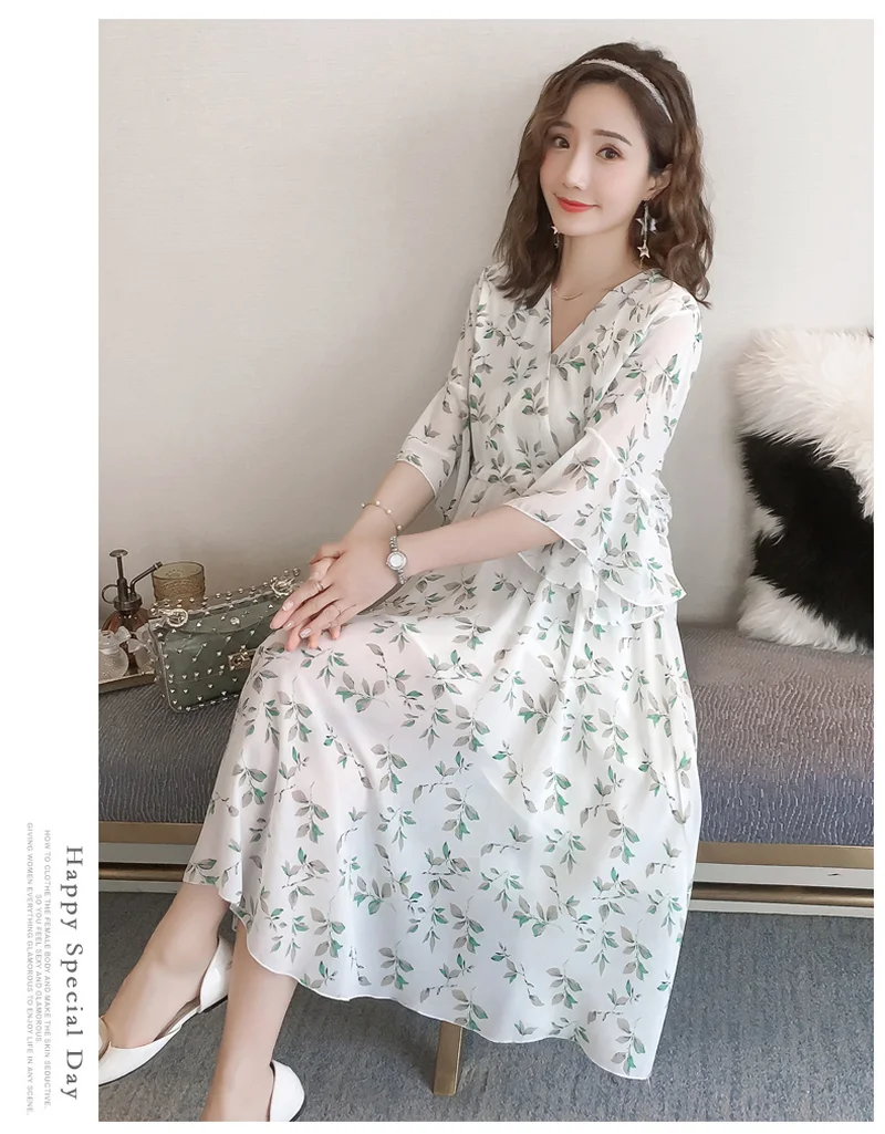 Шифоновое платье для беременных летняя одежда кормящих матерей грудного