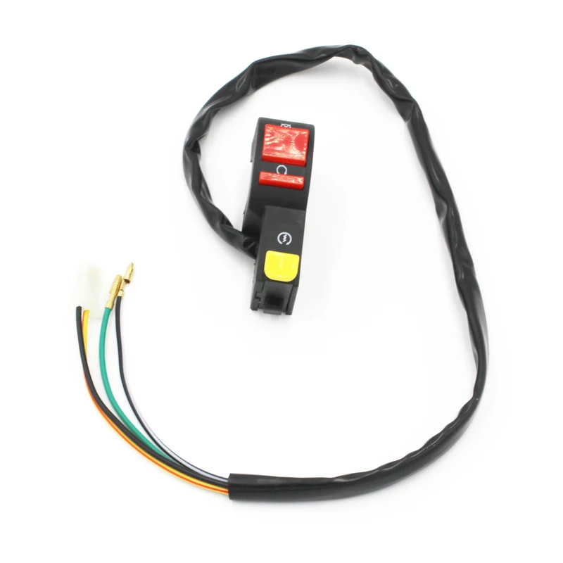 Eliteson 1 шт. переключатель для мотоцикла 22 мм 7/8 &quotпластиковый руля ATV Flasher