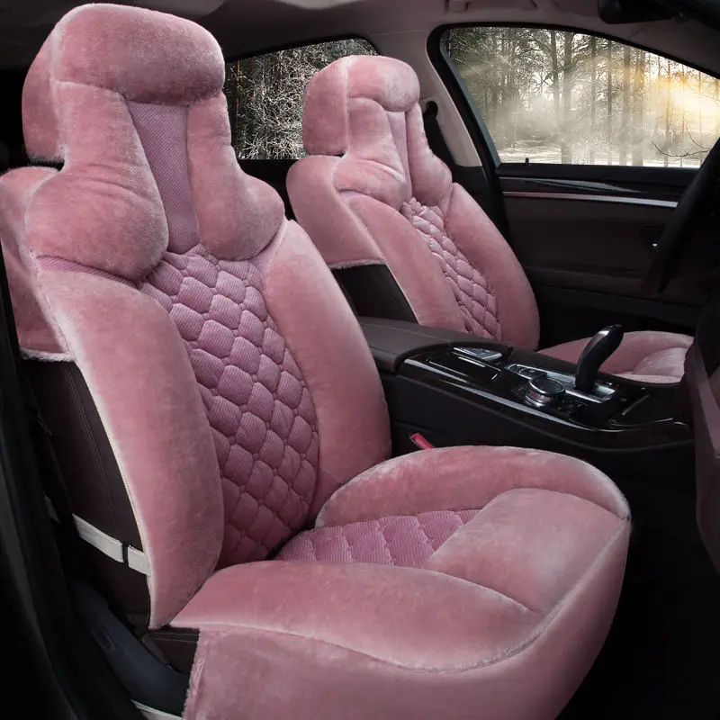 Winter Plush Car Seat Cover Cushion For Benz A B180 C200 E260 CL CLA G GLK300 ML S350/400 class pad auto seat cushions | Автомобили и