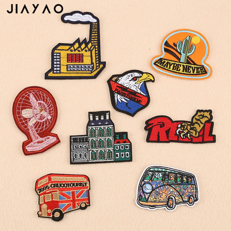 Мультяшные самодельные наклейки-патчи с орлом автомобильный веер обувь и шляпы