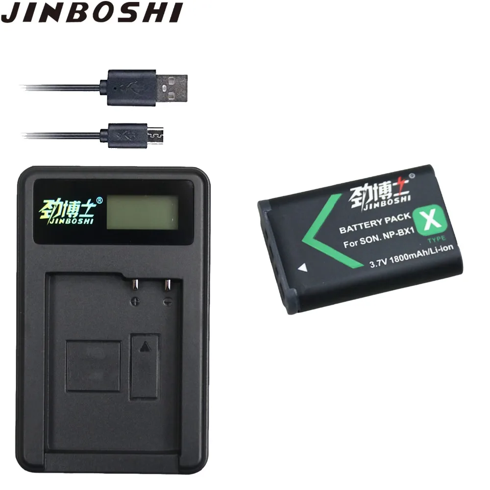 Горячая Распродажа 1x NP BX1 NPBX1 Li Ion 1800mAh аккумулятор + ЖК дисплей USB одно зарядное