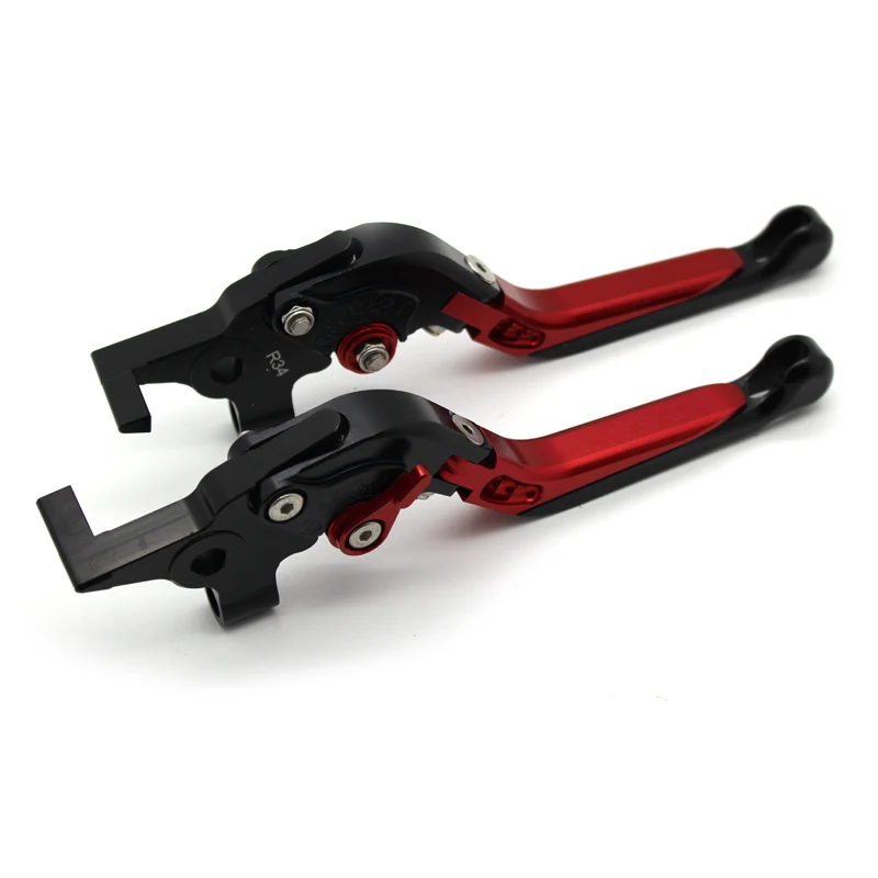 

with logo Motorcycle Frame Ornamental Foldable Brake Handle Extendable Clutch Lever For Triumph AMERICA