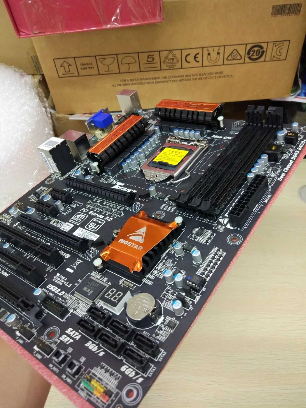 Б/у Biostar TZ77XE3 материнская плата превышения частоты socket 1155 32 Гб DDR3 I7 I5 I3 | Компьютеры