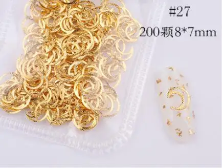 style 27 31 стиль выбор Nail наклепки 1 сумка металлический сплав для маникюра искусство украшения 3D Блестки для маникюра наклейки с животными украшения ногтей прелести - Цвет: style 27