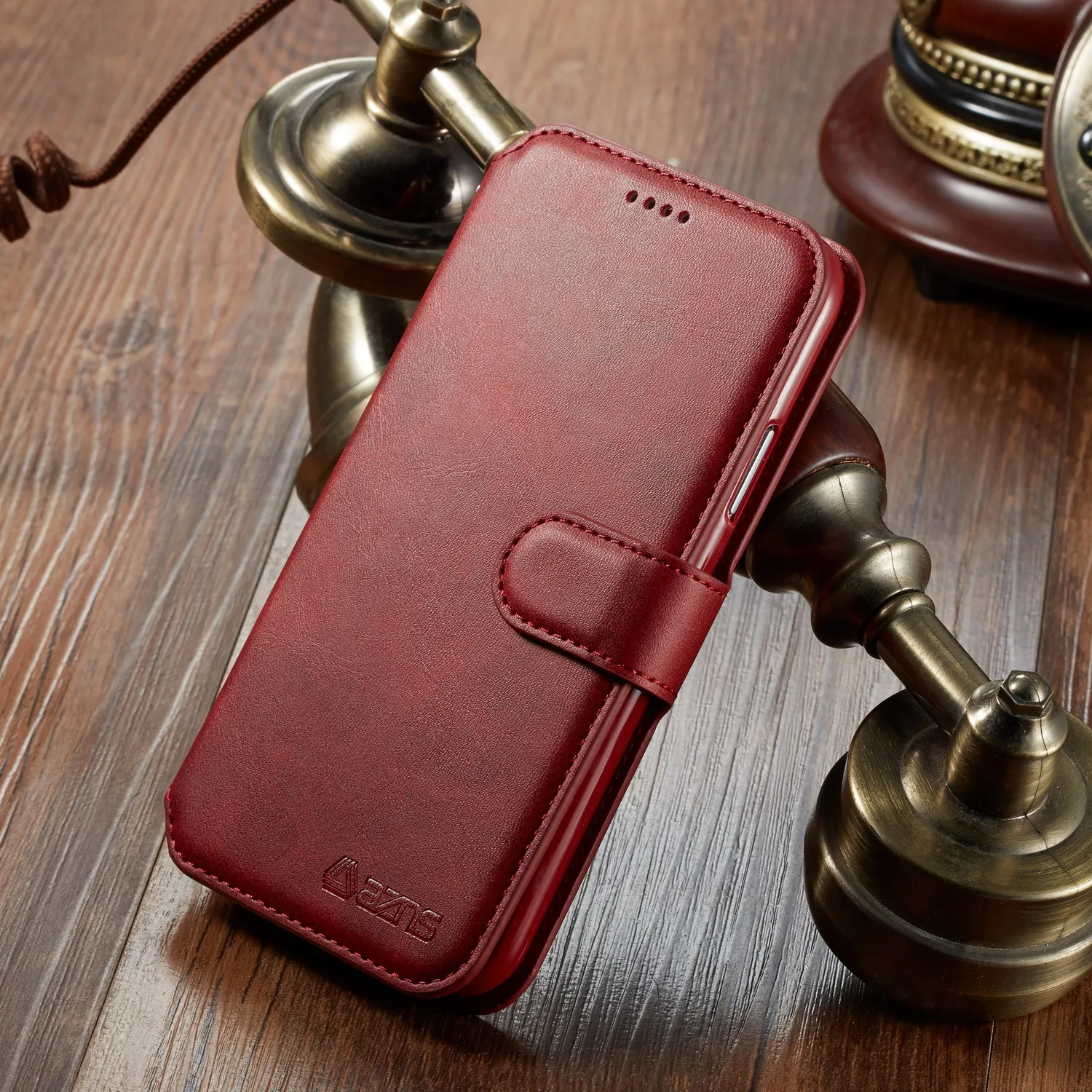 Чехол для iPhone XR X 6 s 7 8 Plus Роскошный чехол в стиле ретро с отделениями карт тонкий