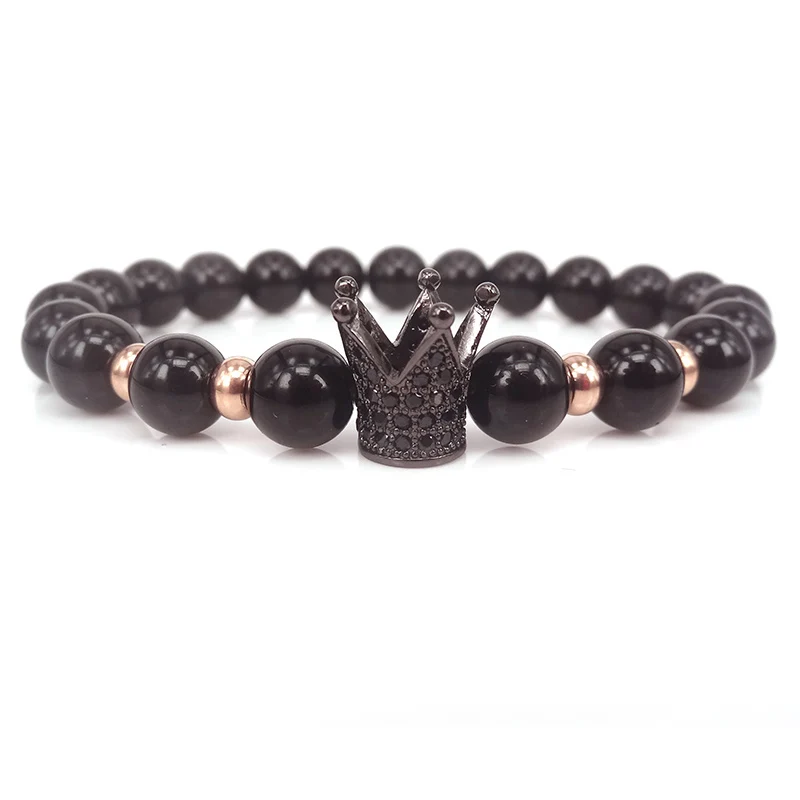 Новые амулеты для мужчин и женщин микро проложить черный CZ цирконий Золотой Цвет