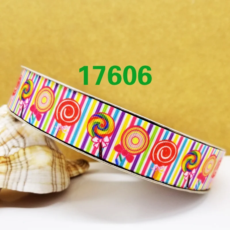 Бесплатная доставка 50 ярдов мультфильм печатных grosgrain ленты 17290 | Дом и сад