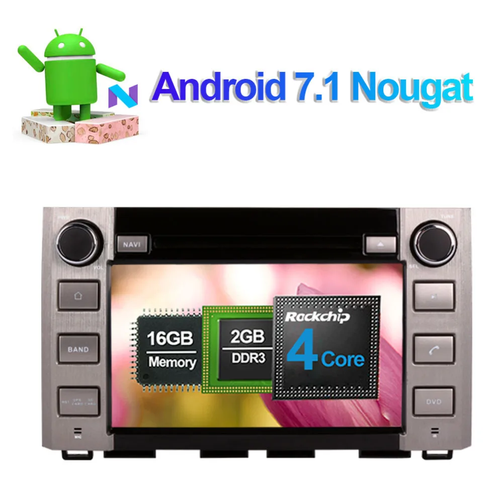 4 Гб оперативной памяти Android 7 1/8 0 Авто Радио Стерео DVD мультимедийный плеер для Toyota