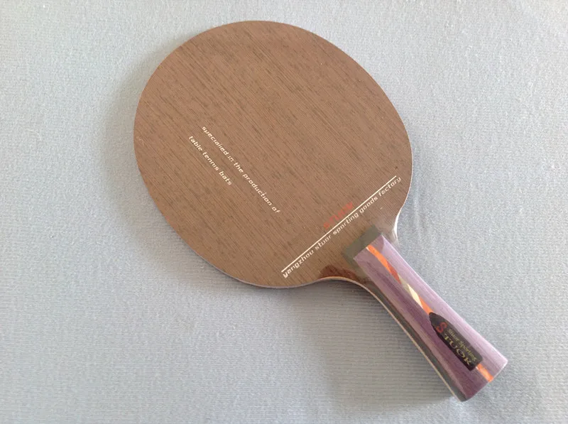 

Stuor genuine table tennis racket floor five layers of pure wood wooden material loop fast break to spruce