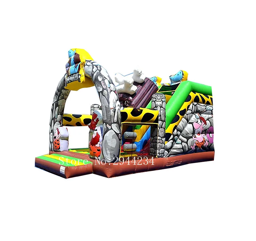 

year new design Dry jumping castles inflatable slide