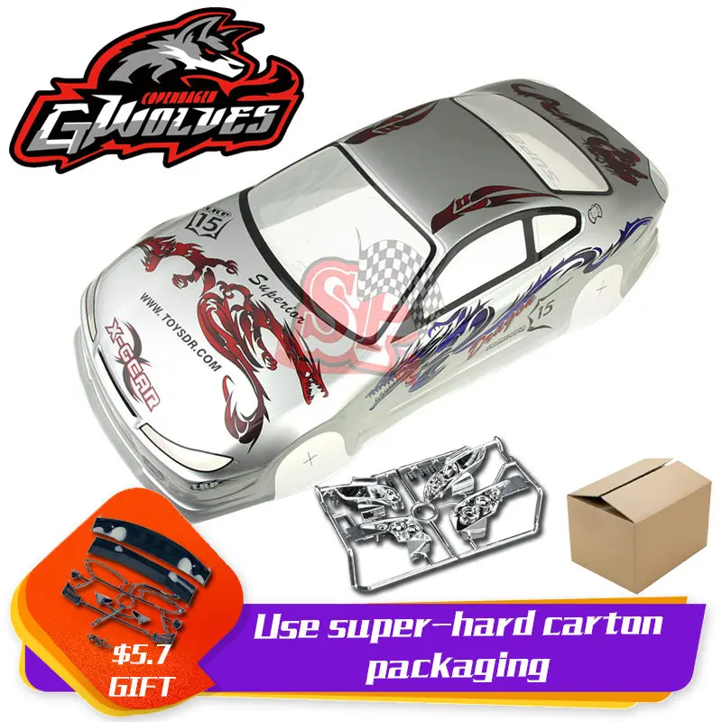 35 37 видов 1/10 RC автомобиль 195/190 мм ПВХ Окрашенный корпус с хвостом для 1:10 RC хобби гоночный Дрифт автомобиль hsp yokomo hpi ZD TAMIYA - Цвет: 35