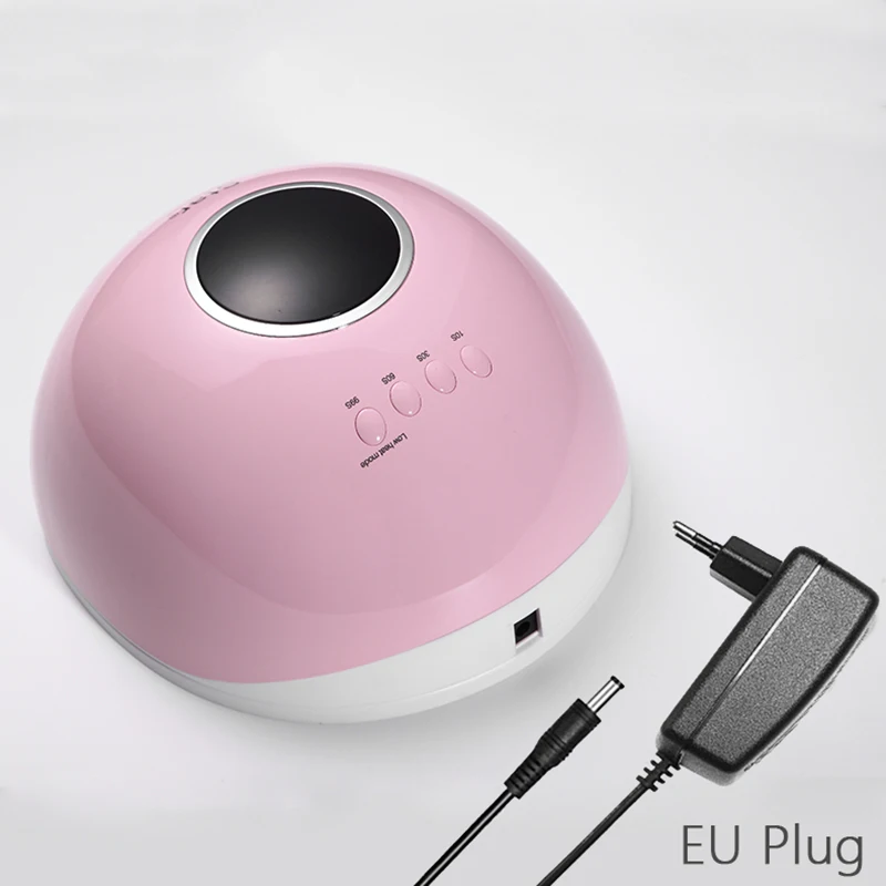 Модные 72 Вт светодиодный ногтей УФ-лампы барабан лак для свет гель сушки