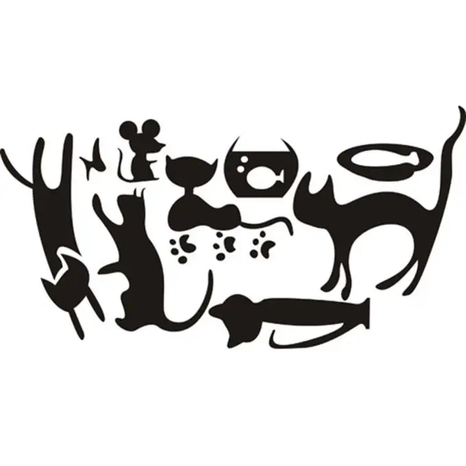 5 шт. съемные виниловые обои из ПВХ для украшения дома гостиной | Дом и сад