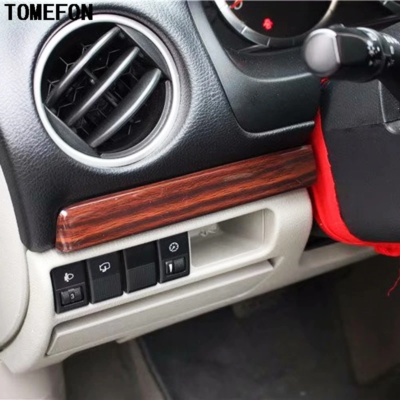TOMEFON для Mazda 6 2006 до 2014 ABS деревянная Краска Интерьерная Дверная панель передняя