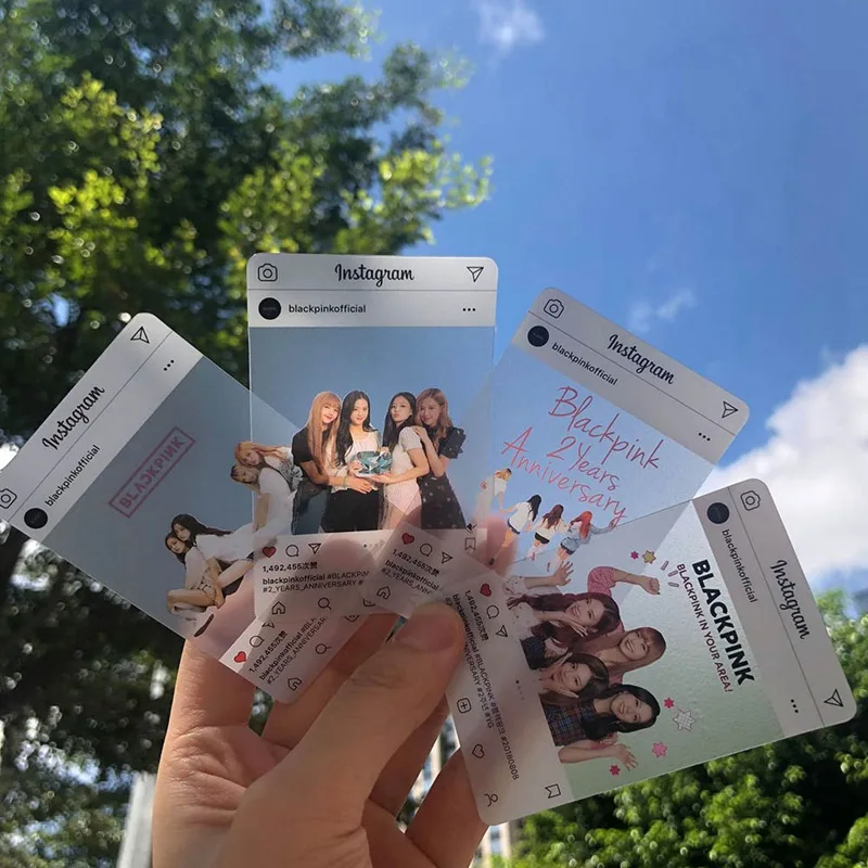 8 шт./компл. BTS Фотокарта Kpop Прозрачный Карты женские группе Star DIY Бумага карта с фотографией