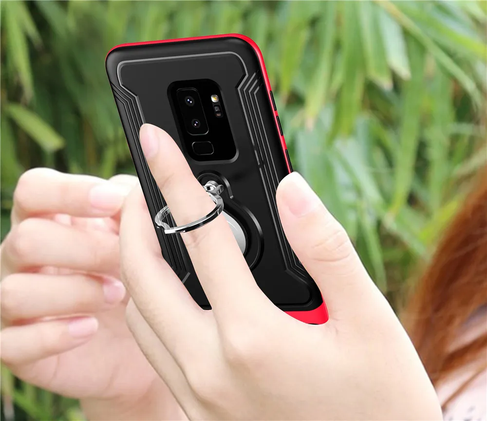 Кленовый лист телефона 360 Вращающаяся подставка чехол для iPhone X XS Max XR 8 6 6S 7 Plus samsung