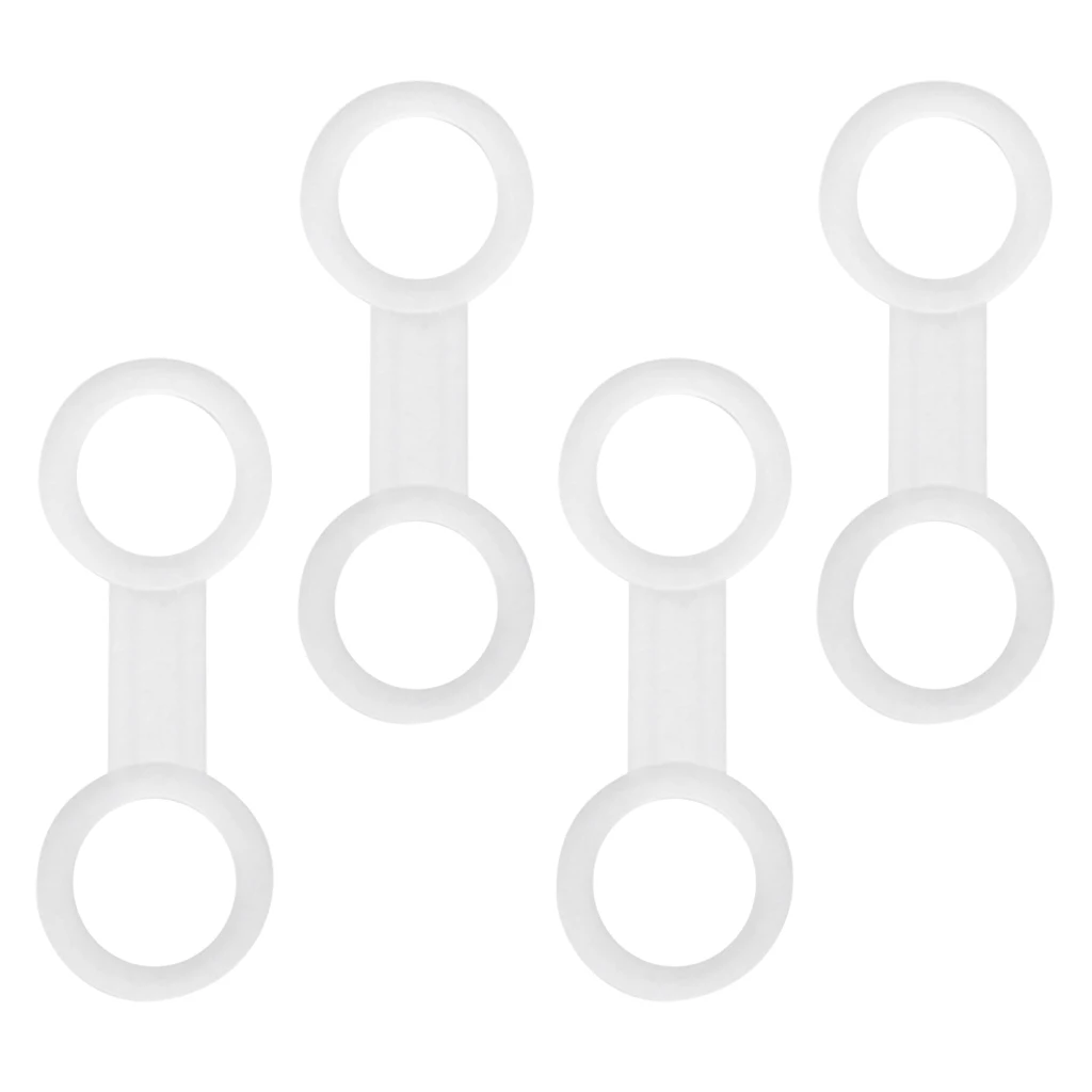 4 шт. Прочный гибкий силиконовый универсальный держатель для храпа крепления к