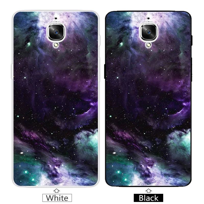 Чехол для телефона Oneplus 3 3T Nebula задняя крышка 5 дюймов прозрачный мягкий силикон