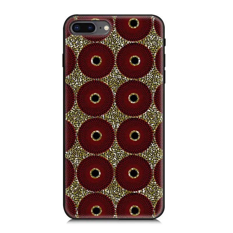 iPhone XS Max Африканский Анкара печать iPhone 7/iPhone 8 телефон воск чехол может быть настроен фото силиконовый чехол для телефона - Цвет: iPhone XS Max