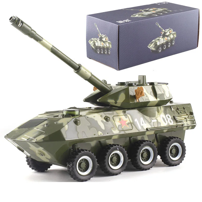 Сплав оттягивает назад 8 колеса бронированный автомобиль игрушка статическая