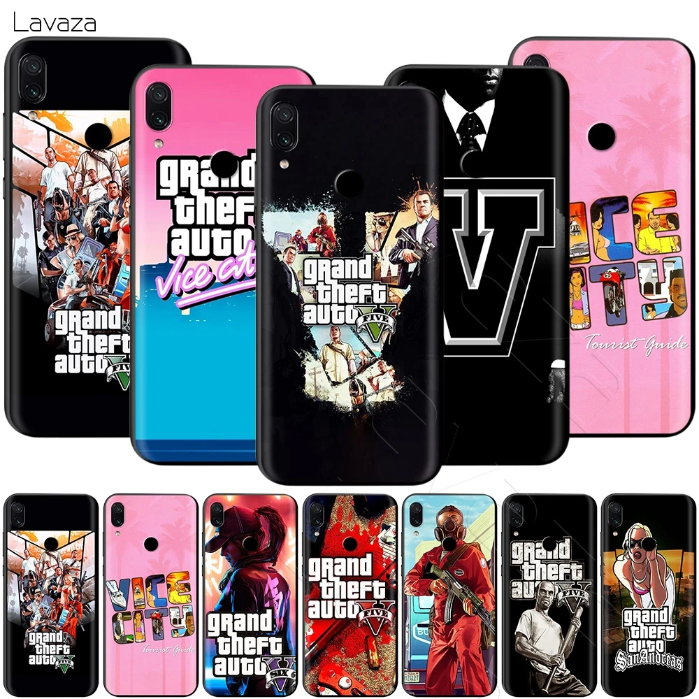 Lavaza Gta 5 Grand Theft чехол для Xiaomi Redmi Note 4A 4X 5A 6 6A 7 S2 Pro Go Prime Plus |