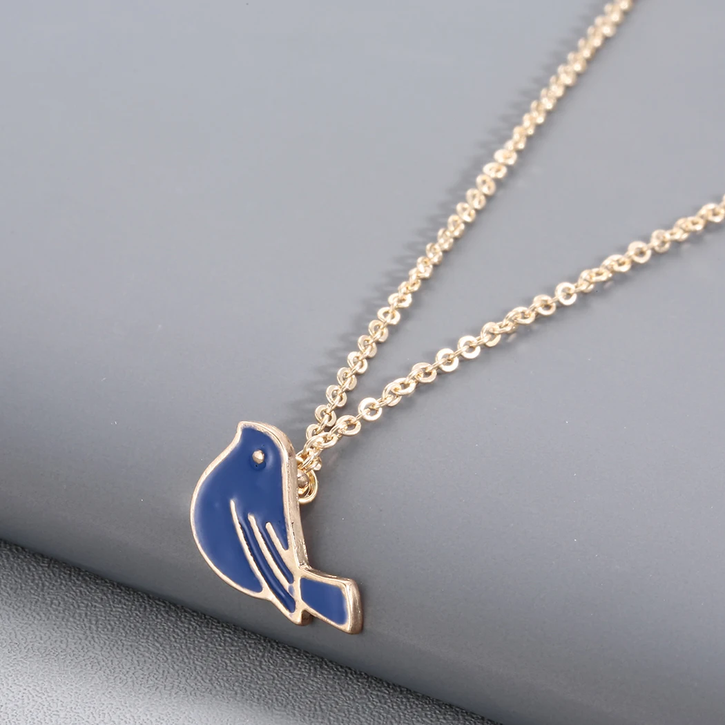 Женское Ожерелье-чокер Todorova Трендовое колье в виде симпатичных животных с синей