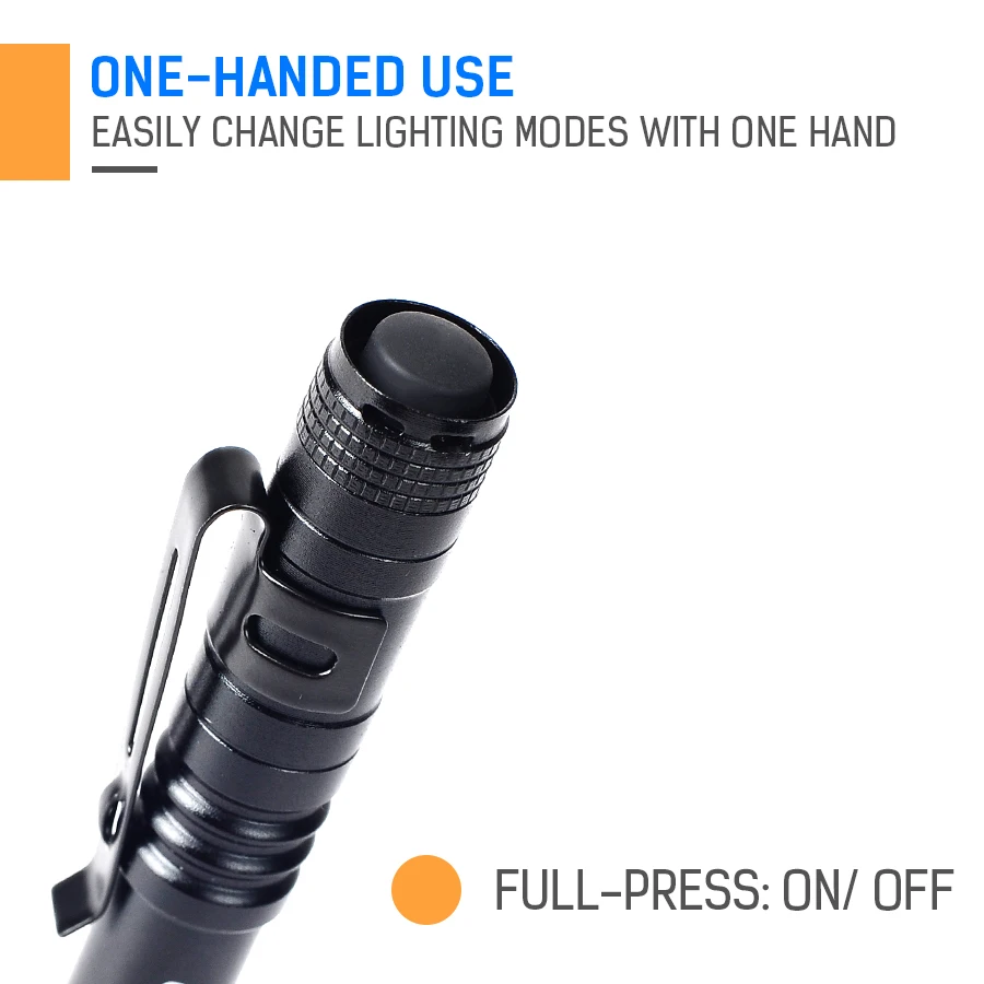 DINGDIAN LED 100LM Pen Flashlight Easy Carry Camping Light Powerful AAA*2 Battery Torch Waterproof Tactical Outdoor Lamp | Освещение