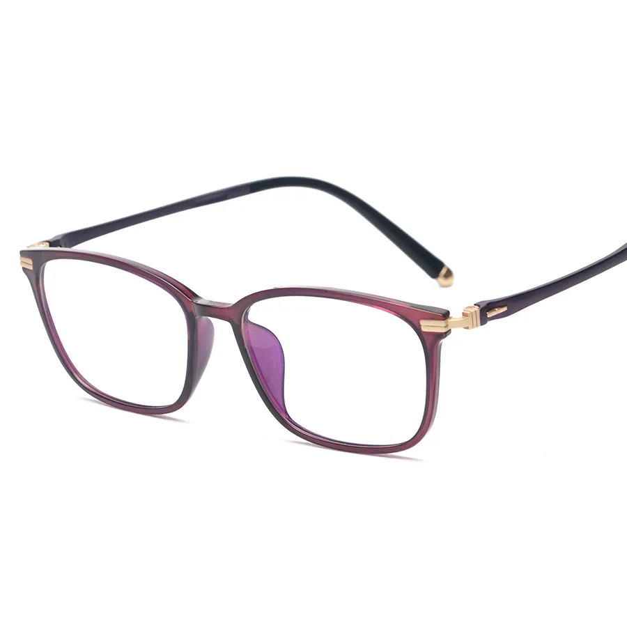 Качество Пластик Сталь пей глаз Очки Для мужчин ретро прямоугольник кадров